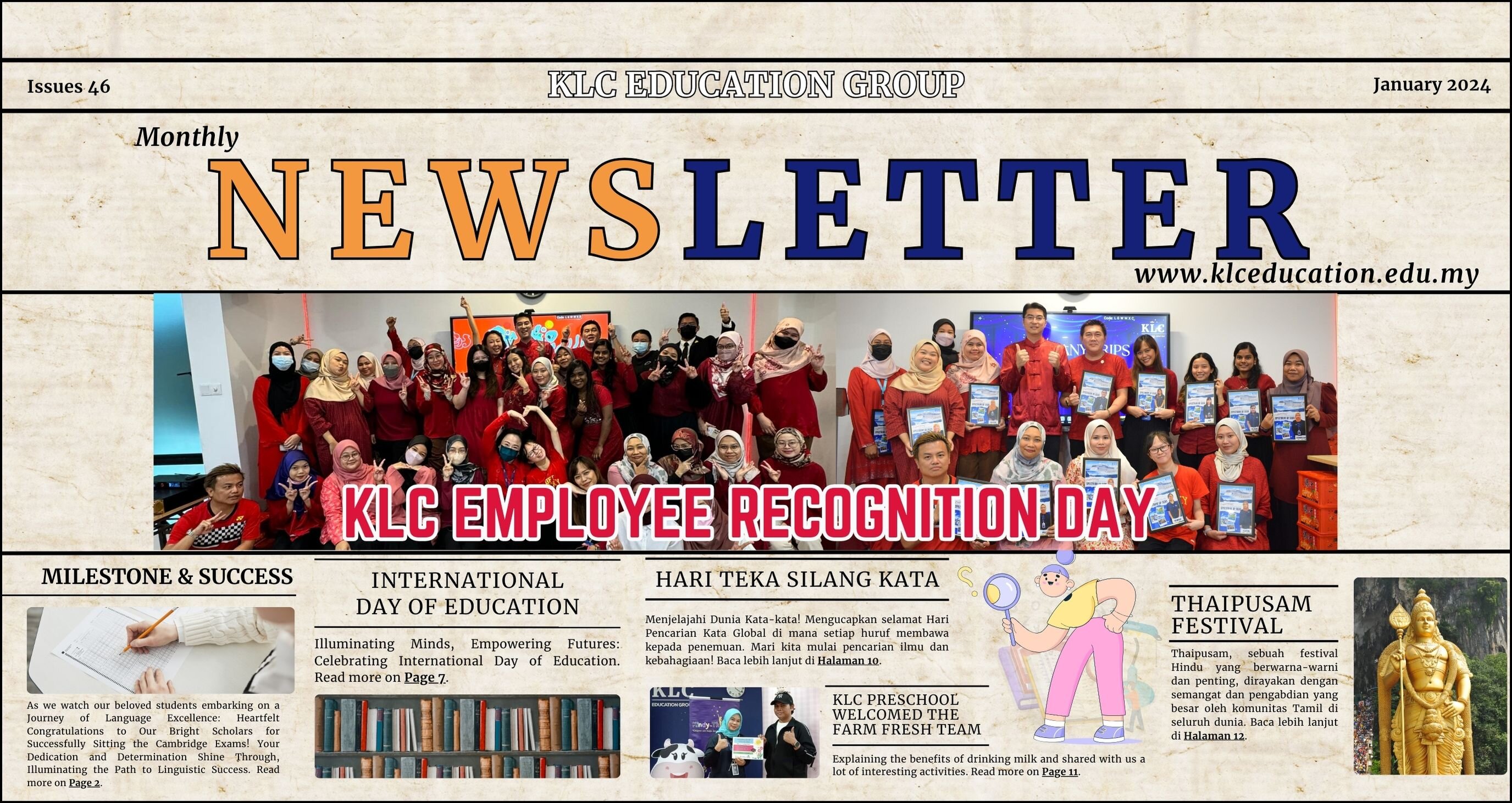 KLC Newsletter January 2024
