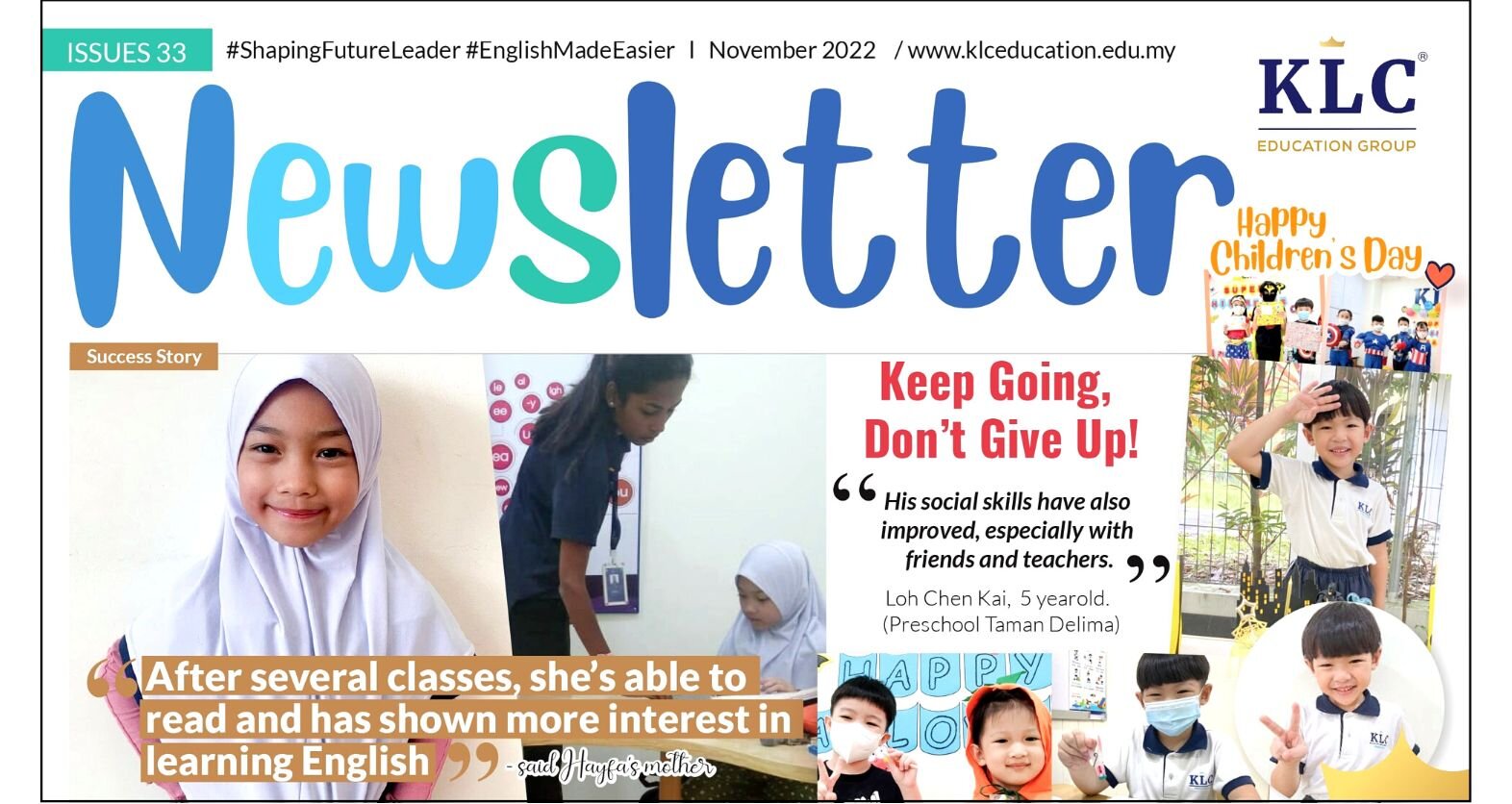 KLC Newsletter November 2022